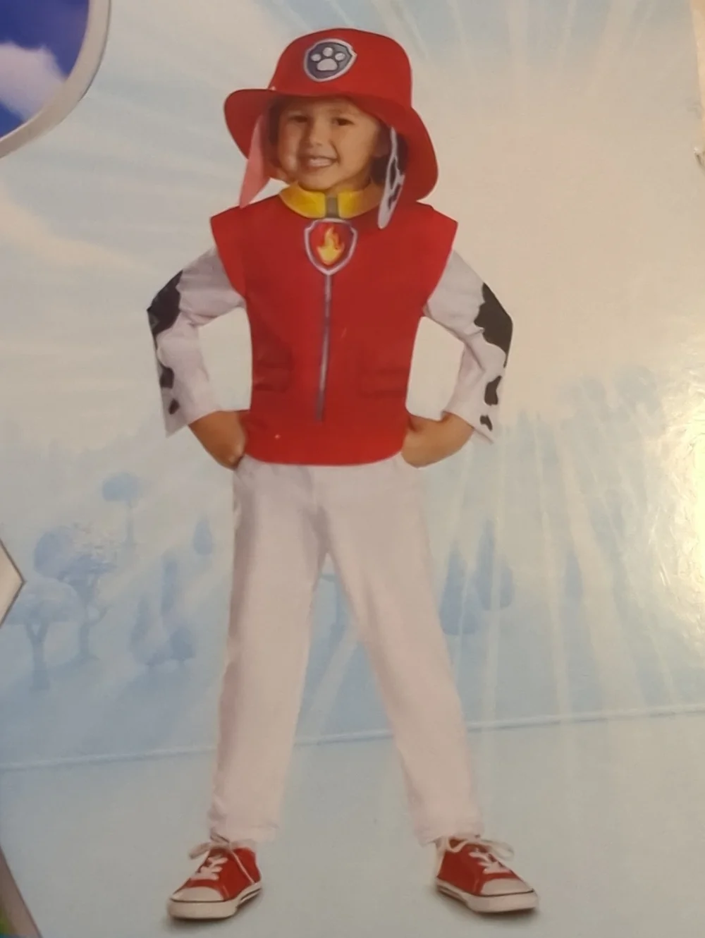 Paw Patrol MARSHALL Costume, Sz Boy's (6/7), NWT